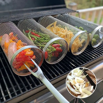 Stainless Steel BBQ Grill Basket Best Style