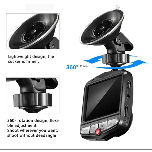 HD 1080P Dual Camera Dash Recorder Best Style