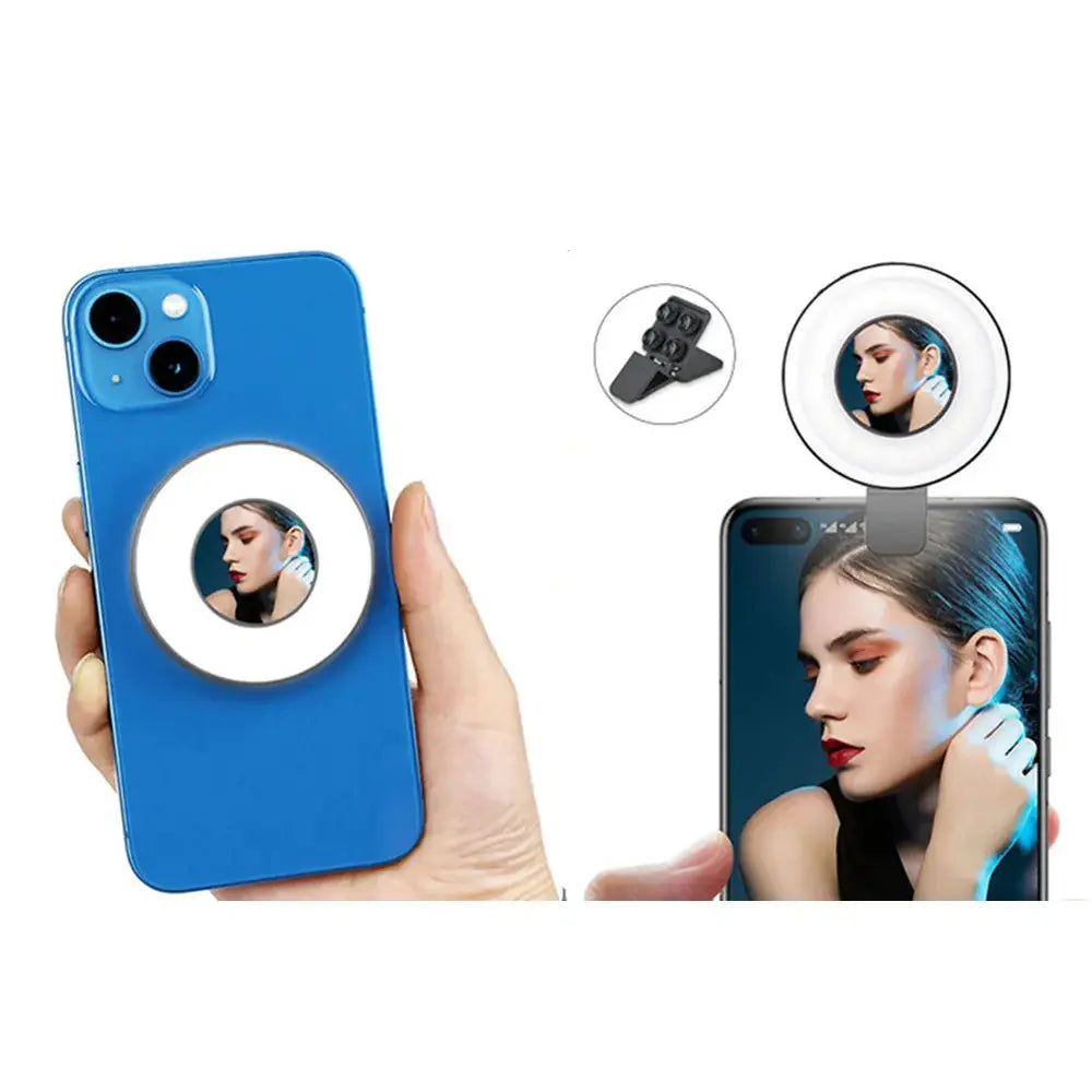 Magnetic Clip-On Smartphone Ring Led Light Athena Pure