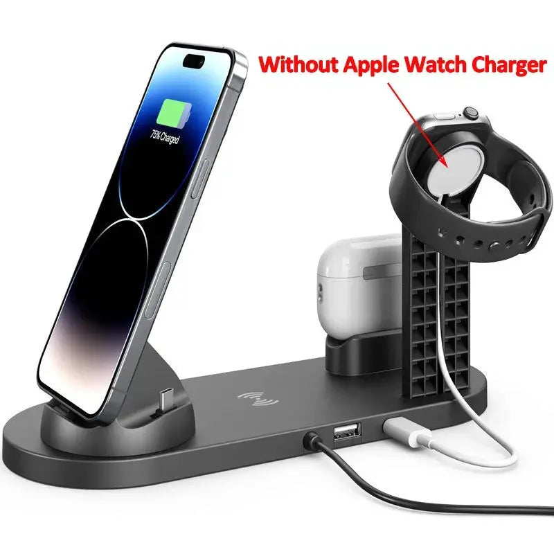 5 In 1 Wireless Charger Stand Pad For iPhone Best Style