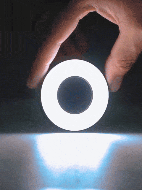 Magnetic Clip-On Smartphone Ring Led Light Athena Pure