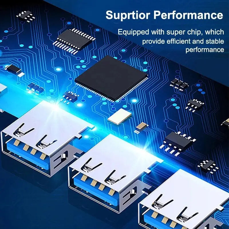 Type C Hub 5 IN 1 Multi Splitter Adapter Best Style