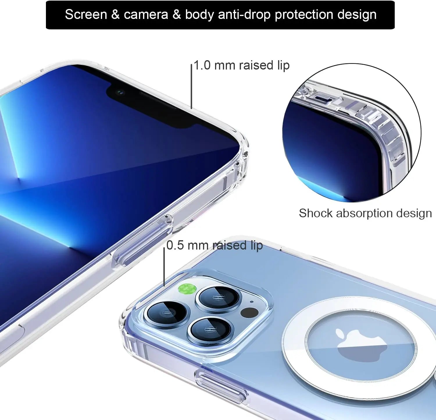 Clear iPhone Magnetic Case with Stand Best Style