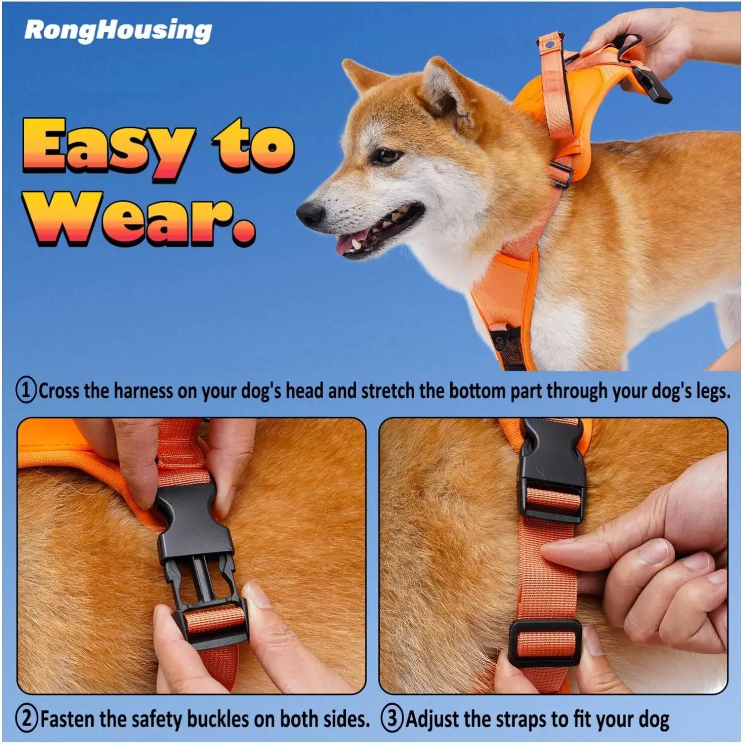 Dog Harness and Automatic Retractable Leash Kit - Best Style