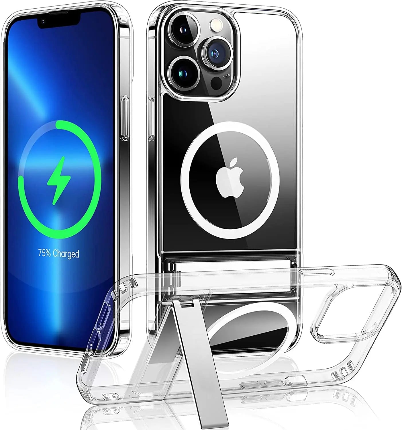 Clear iPhone Magnetic Case with Stand Best Style