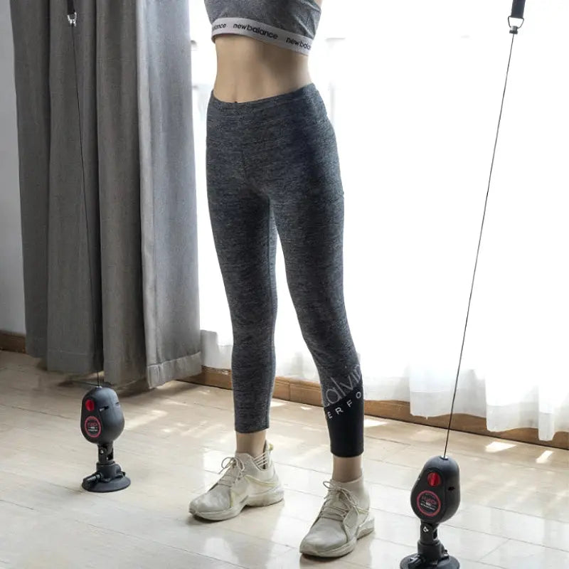 Versatile Suction-Cup Resistance Pull Down Rope Trainer for Home Workouts - Best Style