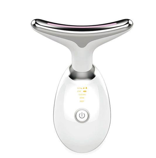 Light Therapy for Face and Neck, 7 Color Beauty Face Massager Tool, Vibrating Facial Massager.