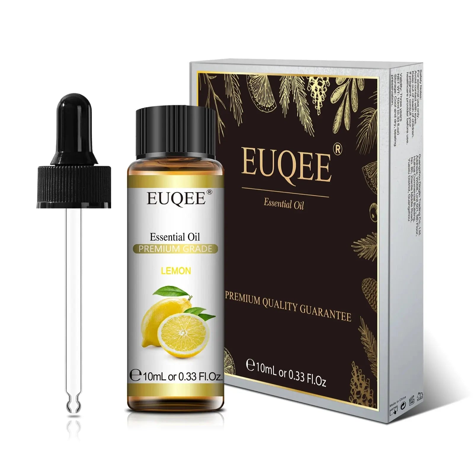 EUQEE 10ml Pure Natural Essential Oil Lavender Jasmine Eucalyptus Vanilla Sandalwood Sweet Orange Lemon Oregano Neroli Fragrance Best Style