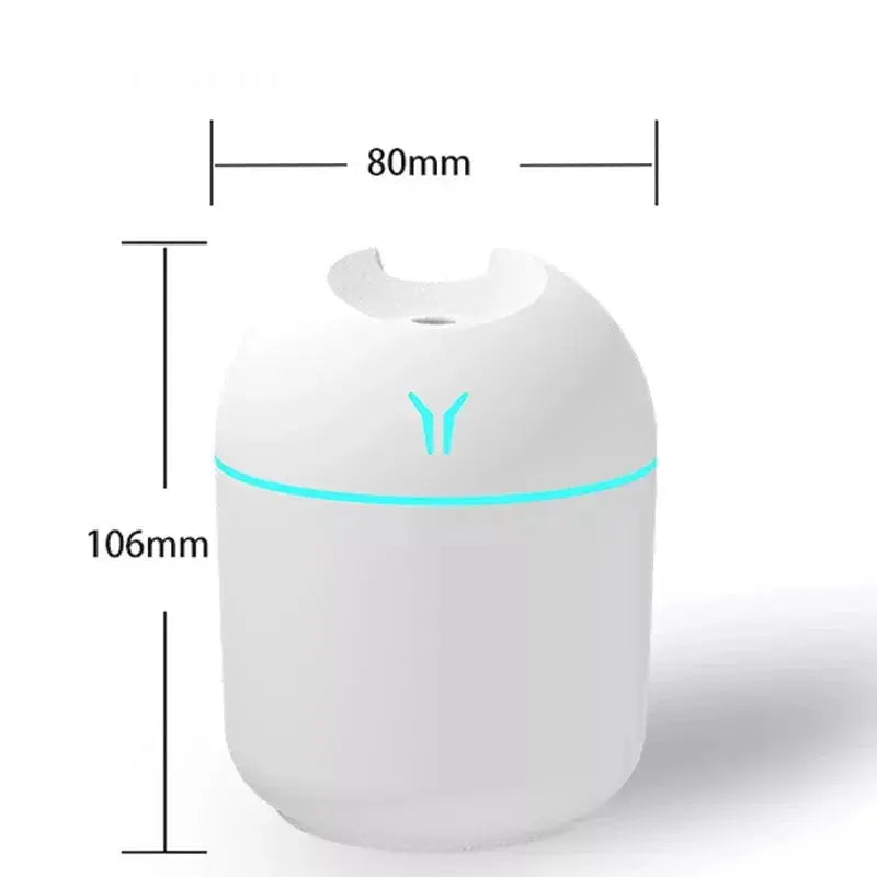 250ML Mini Aroma Oil Diffuser USB Essential Oil Atomizer Electric Air Humidifier With LED Night Lamp For Home Car Best Style