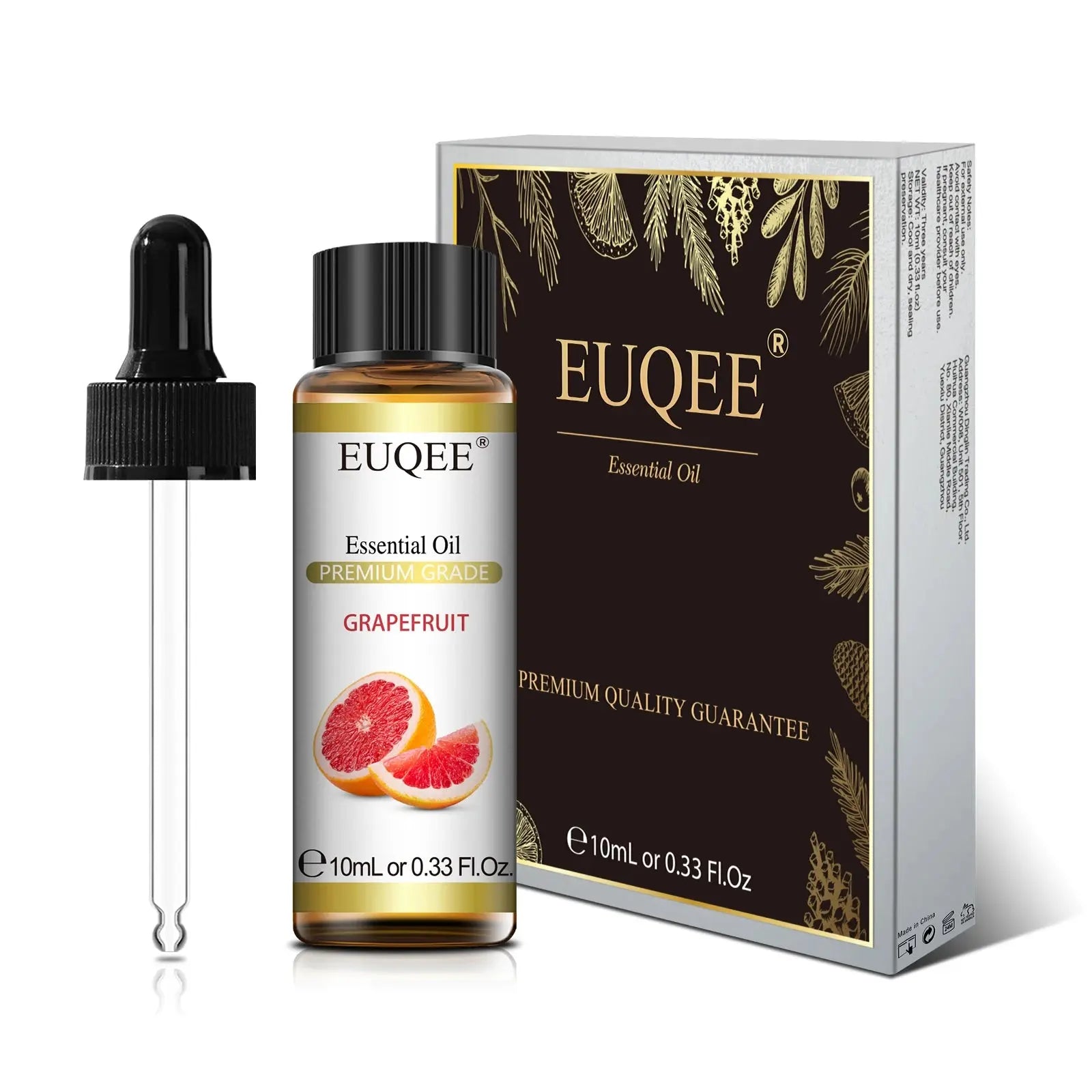 EUQEE 10ml Pure Natural Essential Oil Lavender Jasmine Eucalyptus Vanilla Sandalwood Sweet Orange Lemon Oregano Neroli Fragrance Best Style