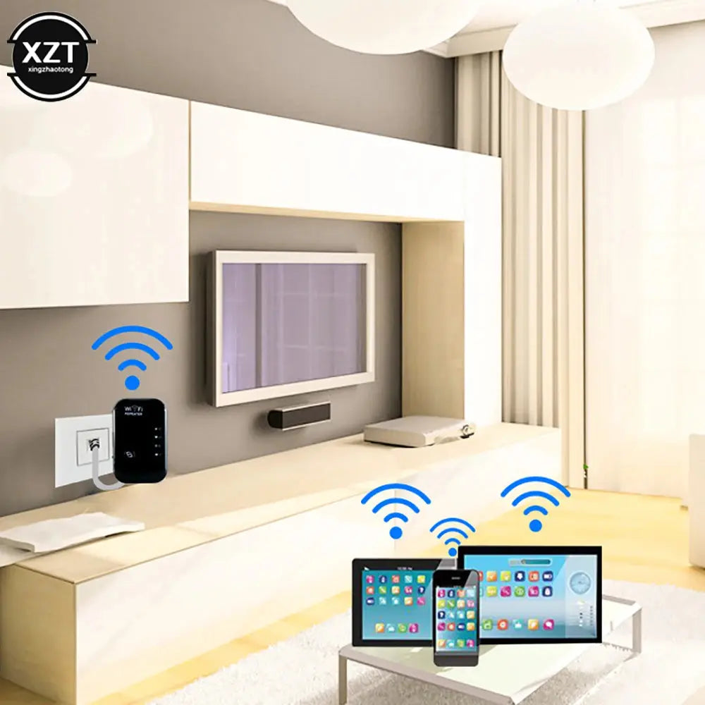 Wireless Signal Booster Wifi Extender Small Steamed Bun Network Repeater Ap Broadband Home Router Signal Amplification Extension Best Style