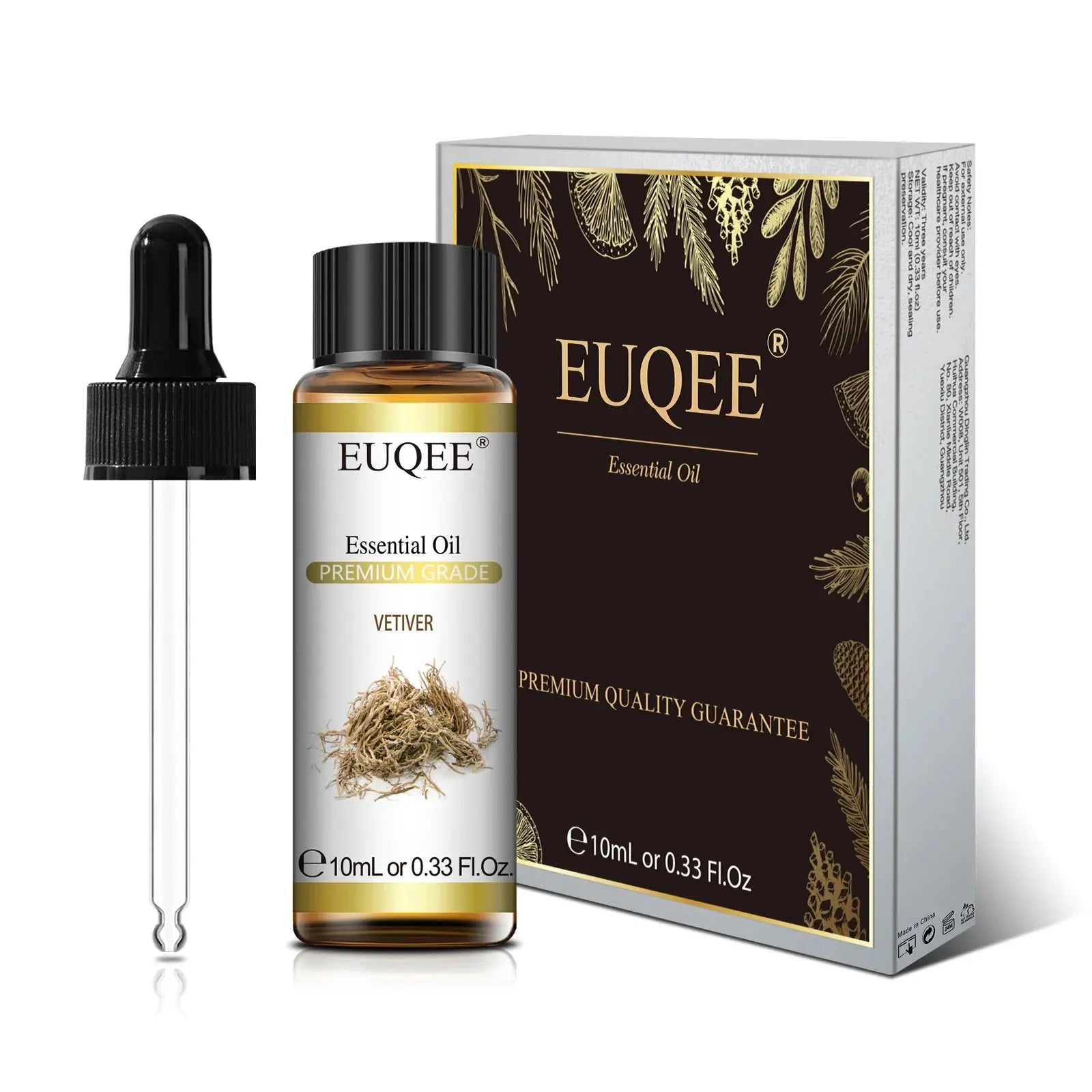 EUQEE 10ml Pure Natural Essential Oil Lavender Jasmine Eucalyptus Vanilla Sandalwood Sweet Orange Lemon Oregano Neroli Fragrance Best Style