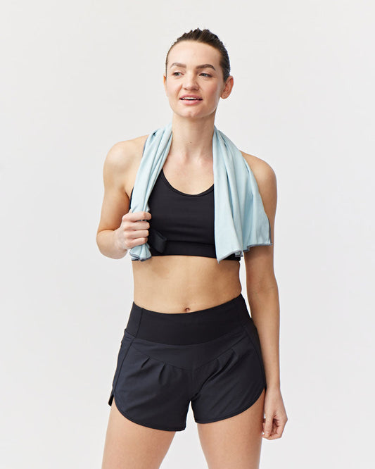 Sheva Women's High Rise Running Shorts with Pocket