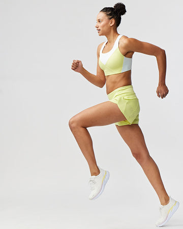 Sheva Women's High Rise Running Shorts with Pocket