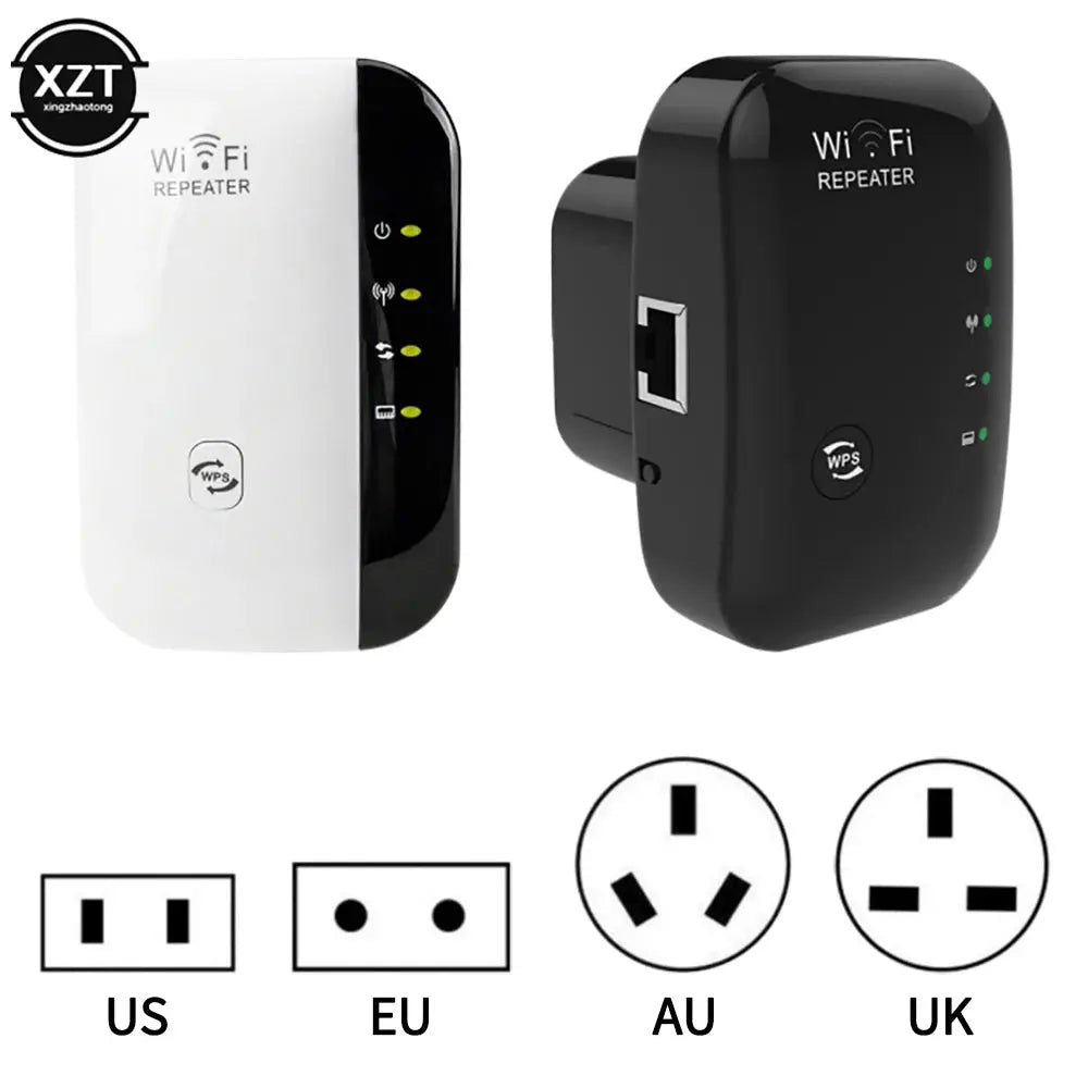 Wireless Signal Booster Wifi Extender Small Steamed Bun Network Repeater Ap Broadband Home Router Signal Amplification Extension Best Style