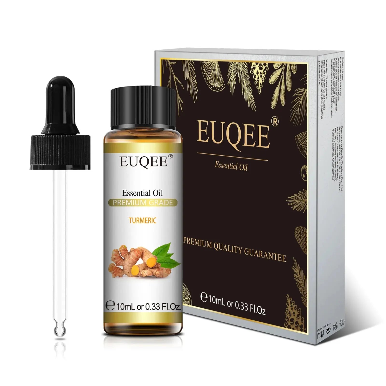 EUQEE 10ml Pure Natural Essential Oil Lavender Jasmine Eucalyptus Vanilla Sandalwood Sweet Orange Lemon Oregano Neroli Fragrance Best Style