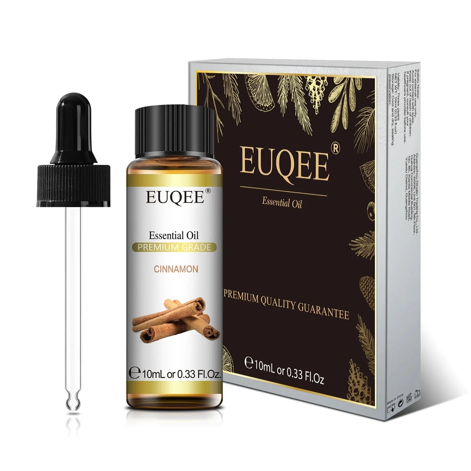EUQEE 10ml Pure Natural Essential Oil Lavender Jasmine Eucalyptus Vanilla Sandalwood Sweet Orange Lemon Oregano Neroli Fragrance Best Style